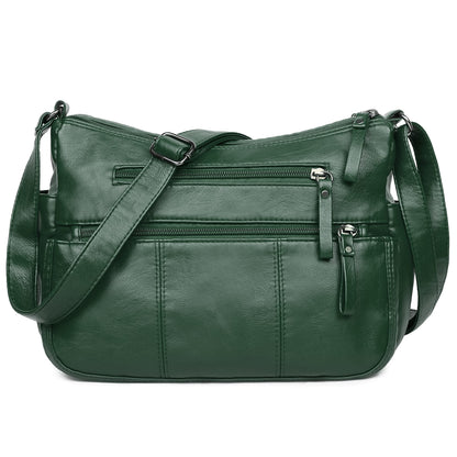 Soft PU Leather Shoulder Bag Crossbody Purse