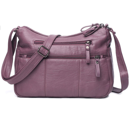 Soft PU Leather Shoulder Bag Crossbody Purse