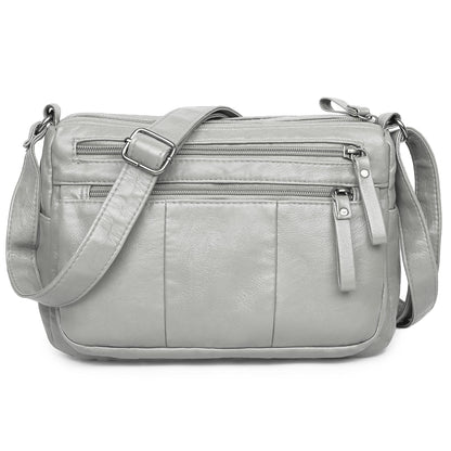 Soft PU Leather Shoulder Bag Crossbody Purse