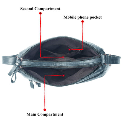 Soft PU Leather Shoulder Bag Crossbody Purse