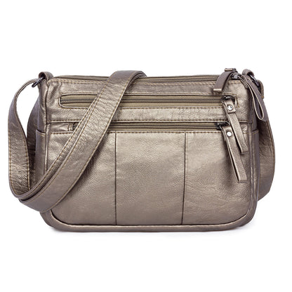 Soft PU Leather Shoulder Bag Crossbody Purse