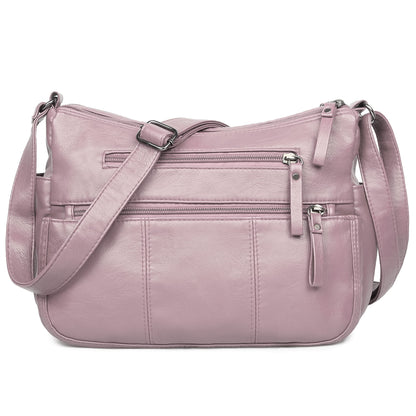 Soft PU Leather Shoulder Bag Crossbody Purse