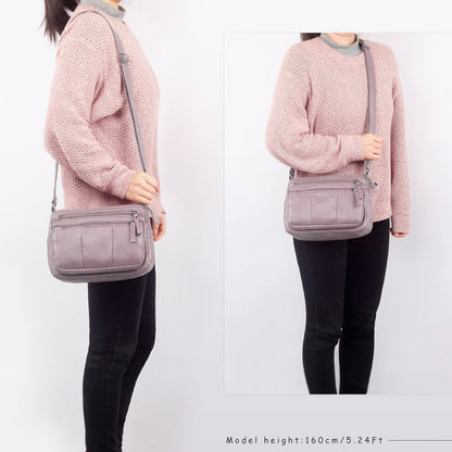 Soft PU Leather Shoulder Bag Crossbody Purse