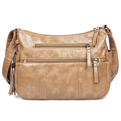 Soft PU Leather Shoulder Bag Crossbody Purse