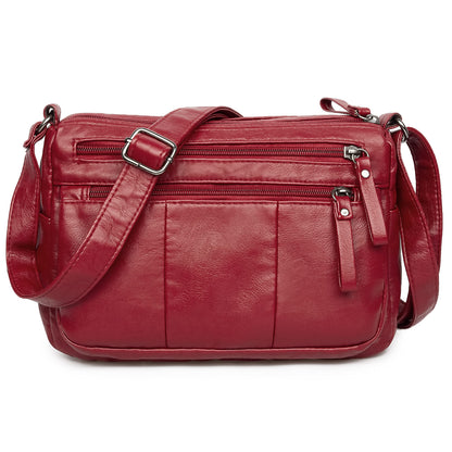 Soft PU Leather Shoulder Bag Crossbody Purse