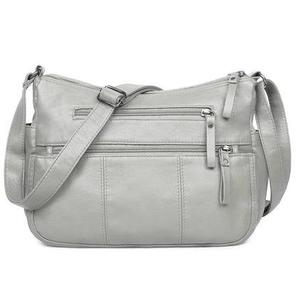 Soft PU Leather Shoulder Bag Crossbody Purse